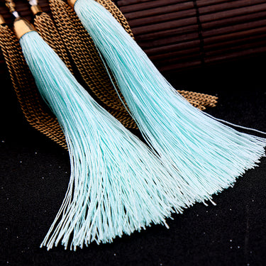 Tassel Dangler Earrings Zayn Luxury Jewellery